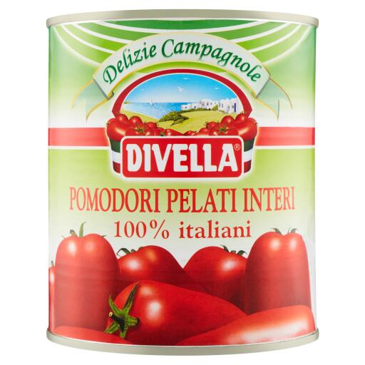 Pomodori pelati 800g Divella