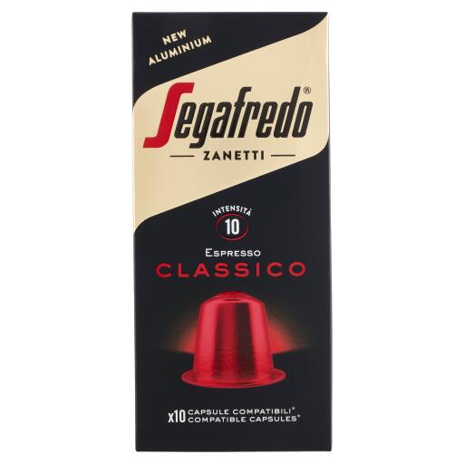 10 capsule gusto classico compatibili con Nespresso 51g Segafredo