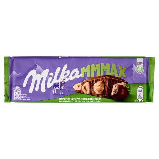 Tavoletta di Cioccolato Nocciole Intere 250g Milka