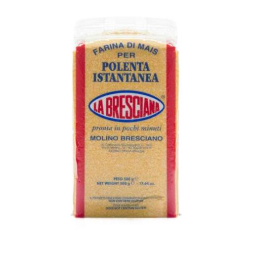 Farina per polenta istantanea sottovuoto 500g La Bresciana
