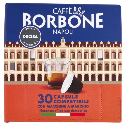 Capsule Miscela decisa compatibili Nespresso 30Pezzi Caffe' Borbone