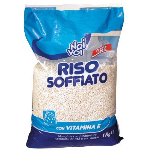 Riso soffiato per animali 1Kg Noi&Voi