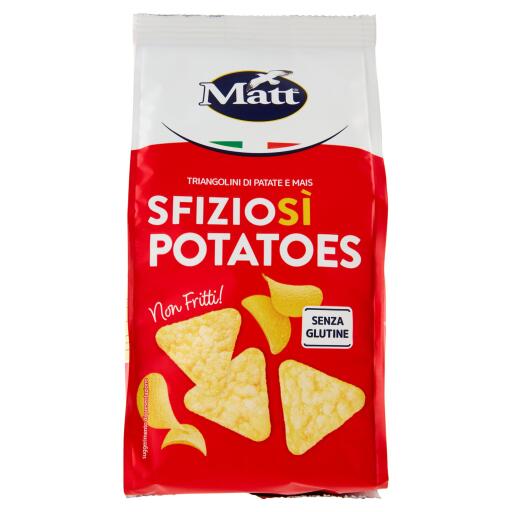 Sfiziosì potatoes 60g triangolini di patate e maisMatt