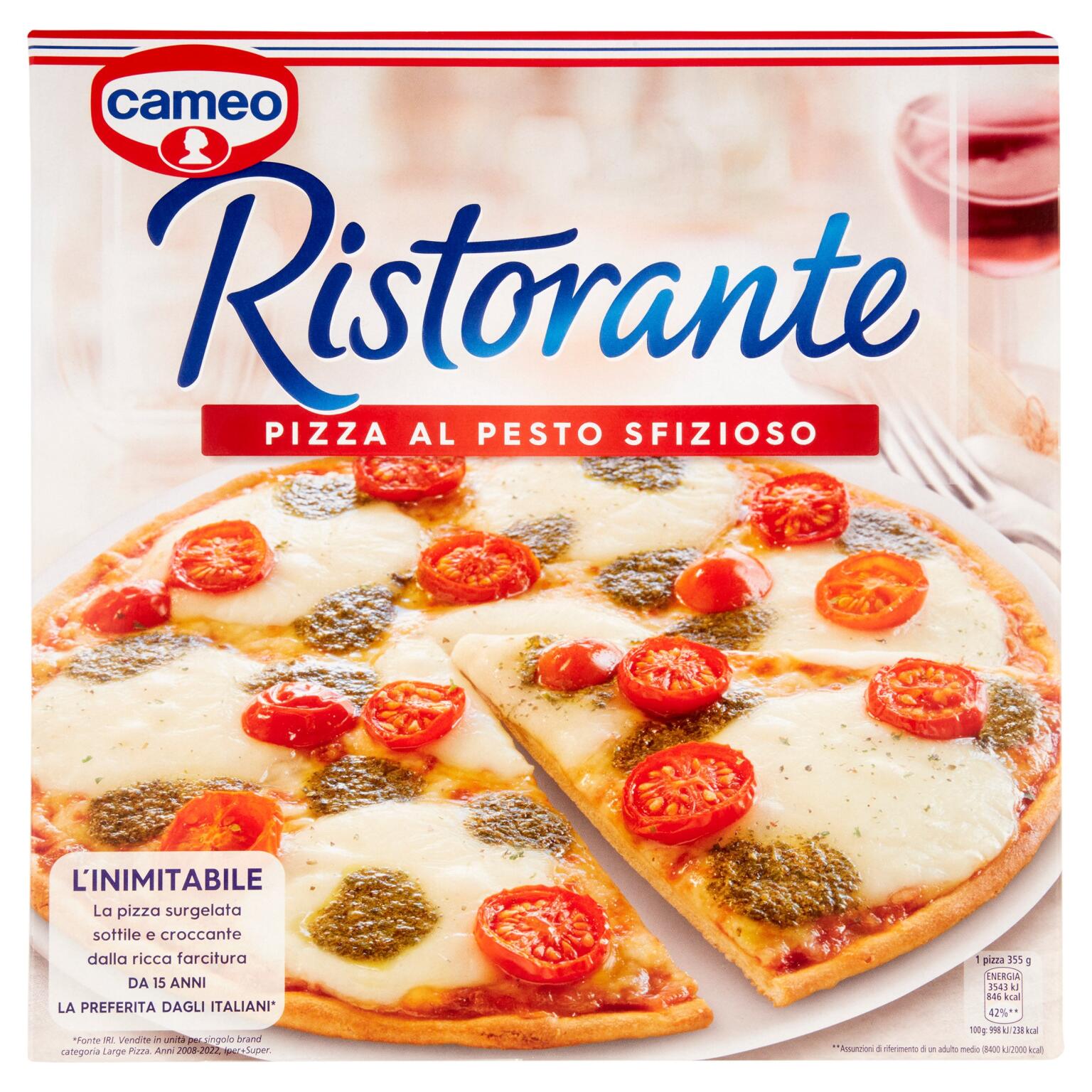 Pizza Ristorante Pesto Sfizioso 355g Cameo