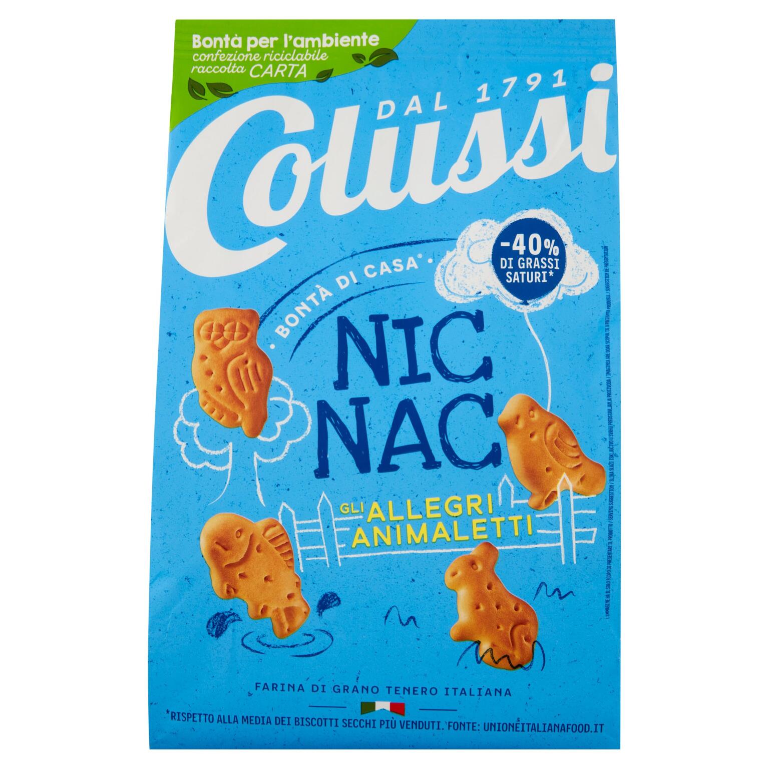 Biscotti Nic Nac 650g Colussi