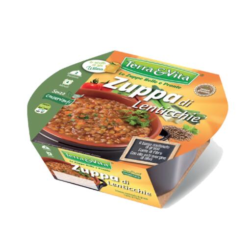 Zuppa di lenticchie 620g Terra&vita