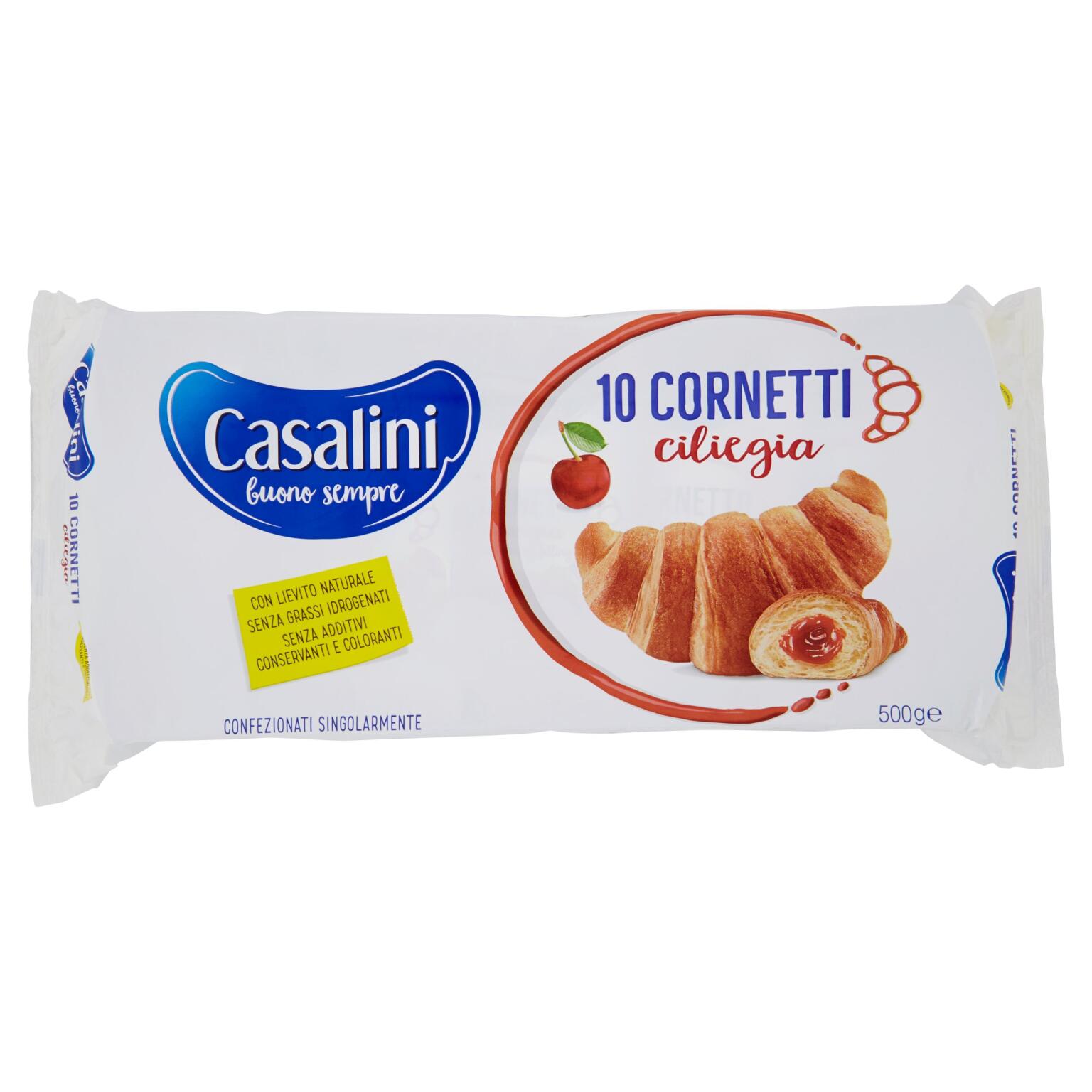 Croissant Ciliegia 10pz 500g Casalini