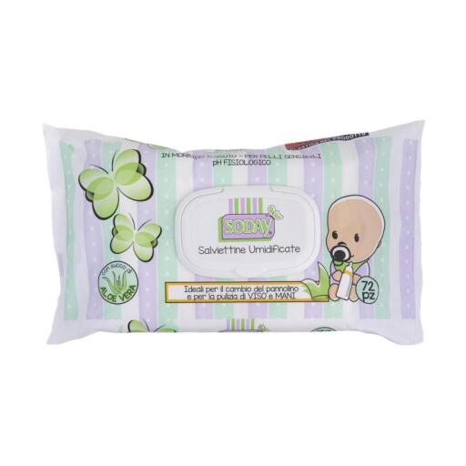 Salviettine umidificate kids da 72pz