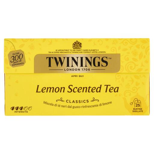 Twinings tè lemon scented classico 25 filtri