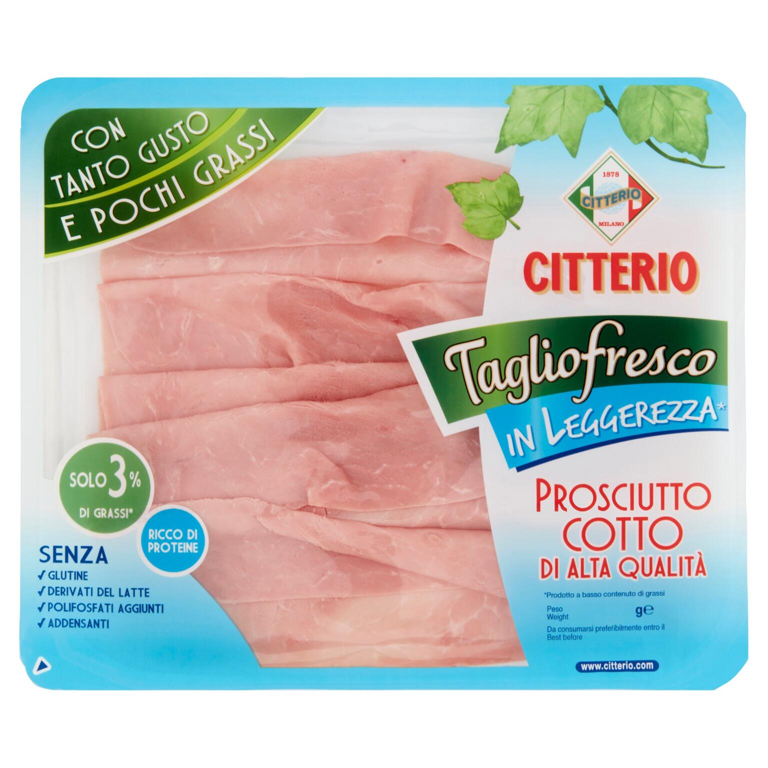 Prosciutto cotto taglio fresco 100g Citterio