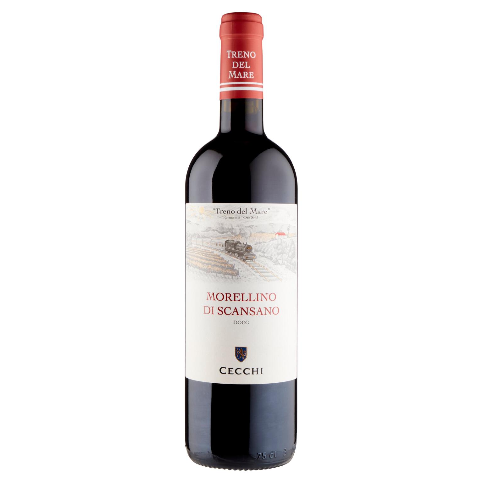 Morellino di scansano treno del mare DOCG 75cl    Cecchi