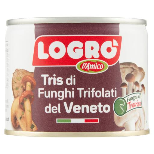 Tris di Funghi Trifolati in olio di Girasole 180g D'Amico