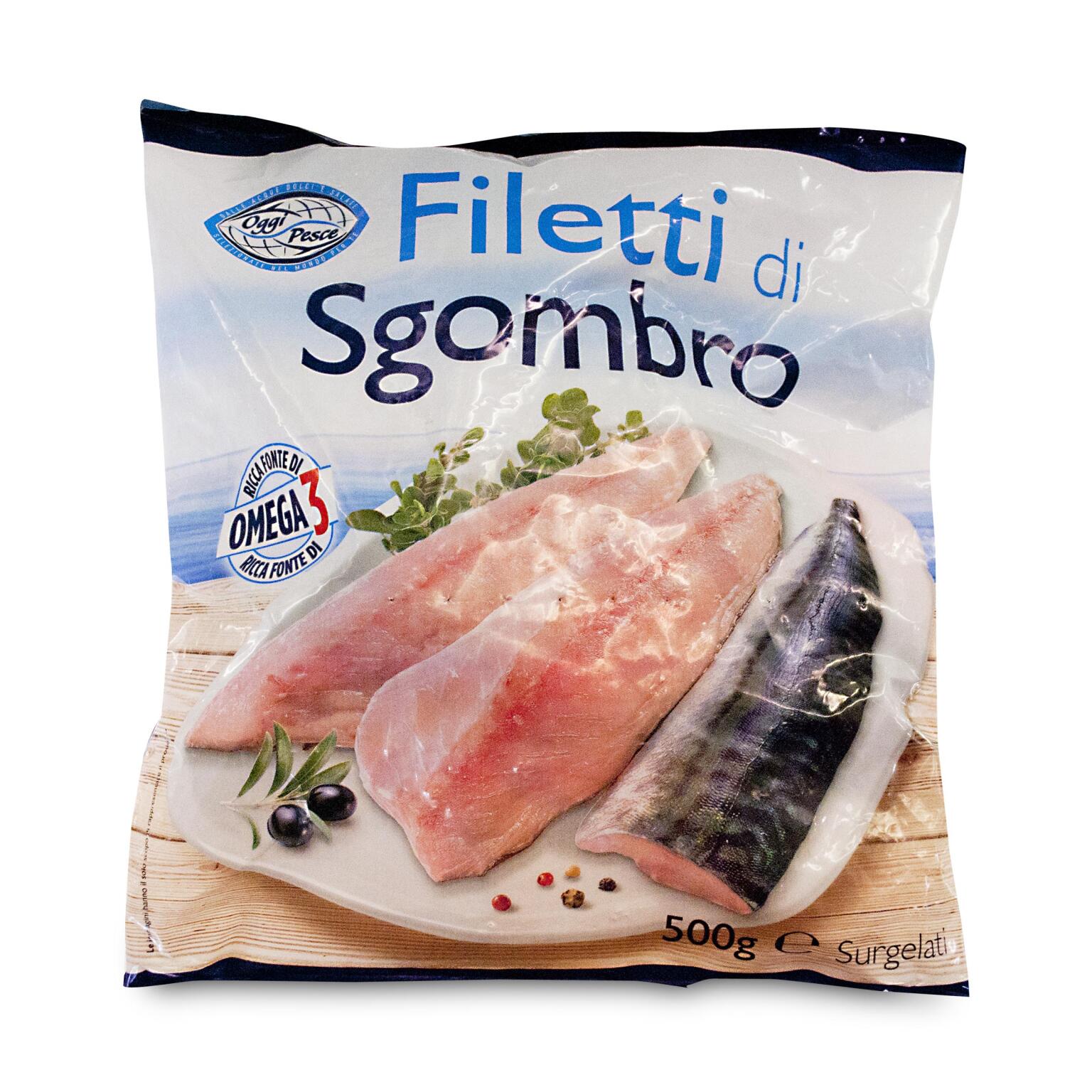 Filetto di sgombro omega 3 500g Oggi Pesce