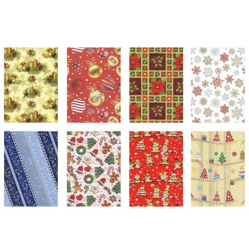 Rotolo carta 70x5mt assortita Natale