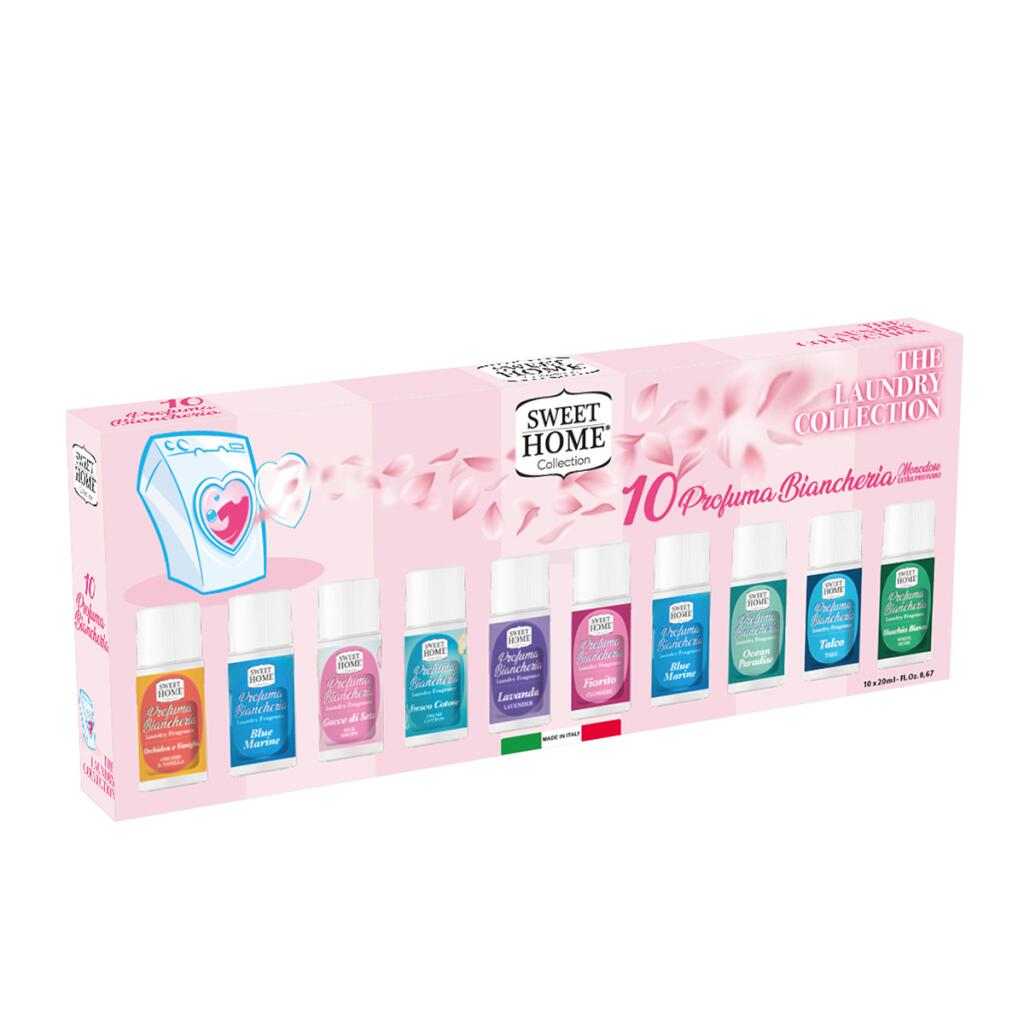 Conf.Regalo 10 Profuma Biancheria 20ml Sweet Home