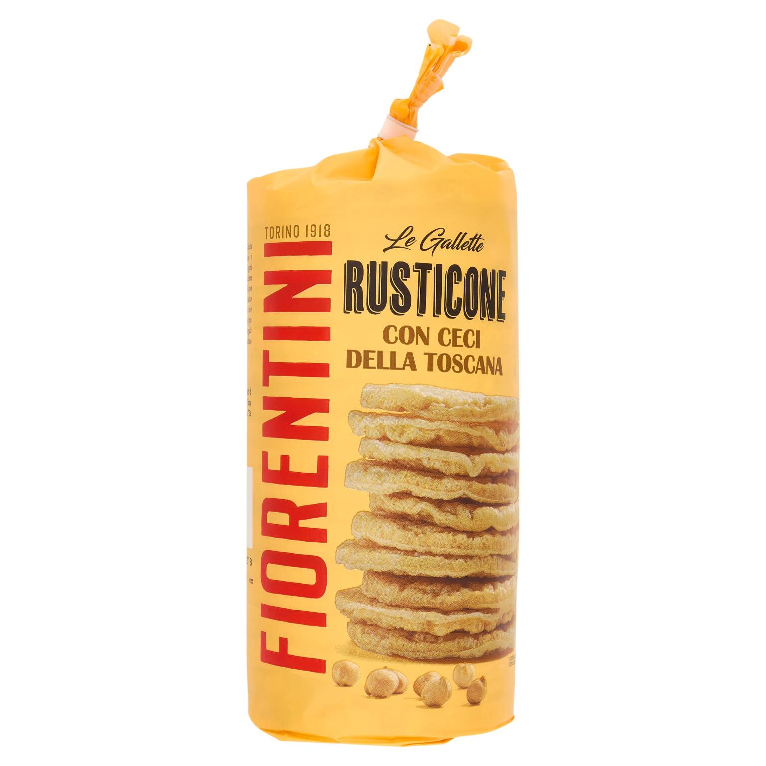 Gallette Rusticone con ceci della toscana 120g Fiorentini