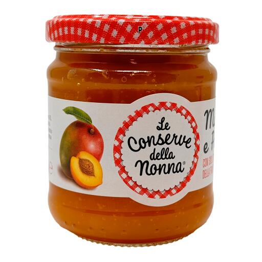 Composta di Mango e Pesca senza zuccheri aggiunti Le Conserve della Nonna