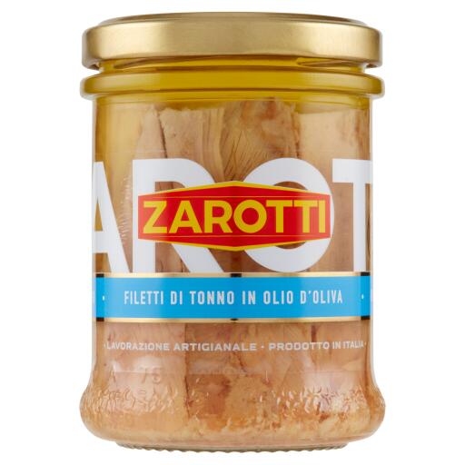 Filetti di Tonno in Olio di Oliva 200g Zarotti