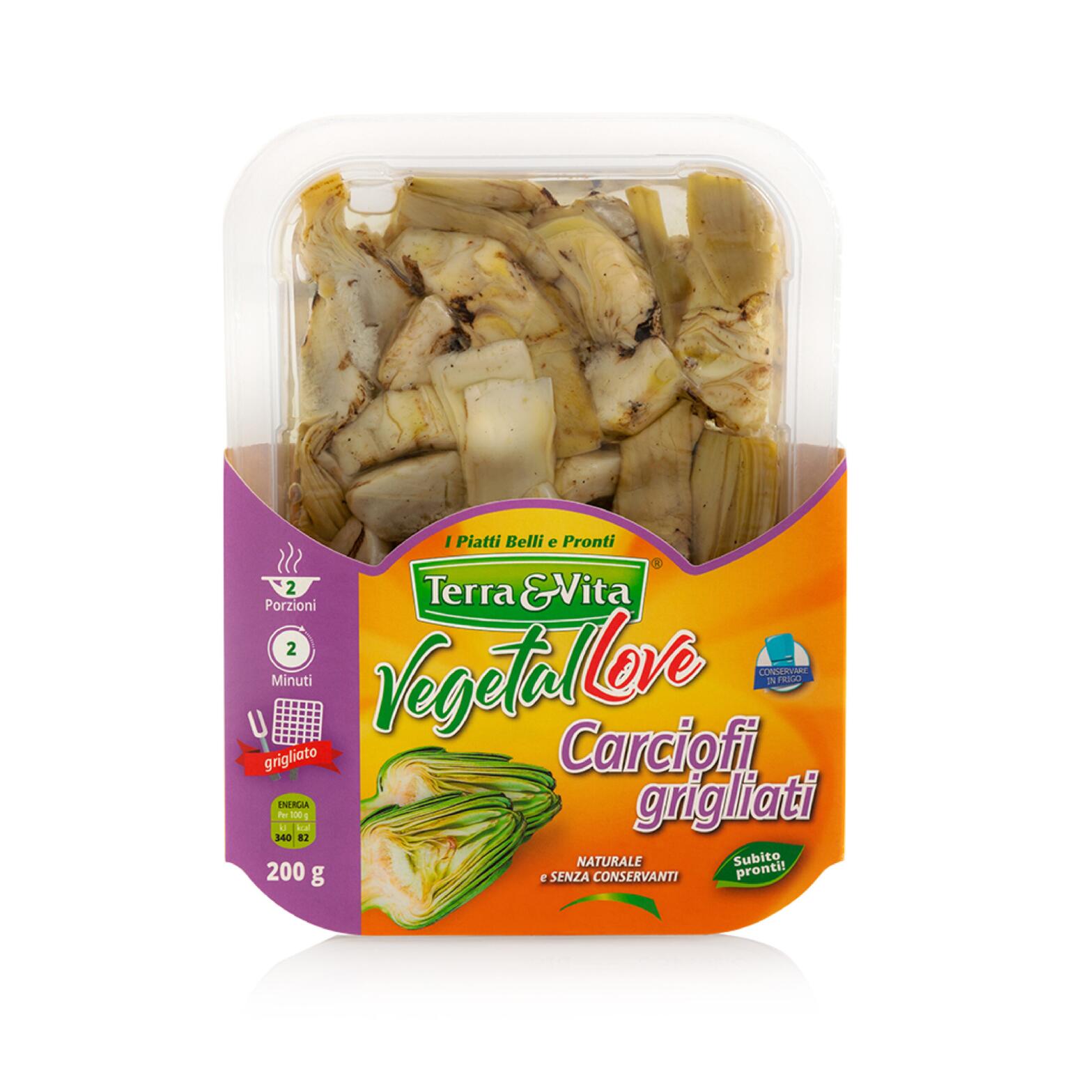 Carciofi freschi grigliati 200g Terra&Vita