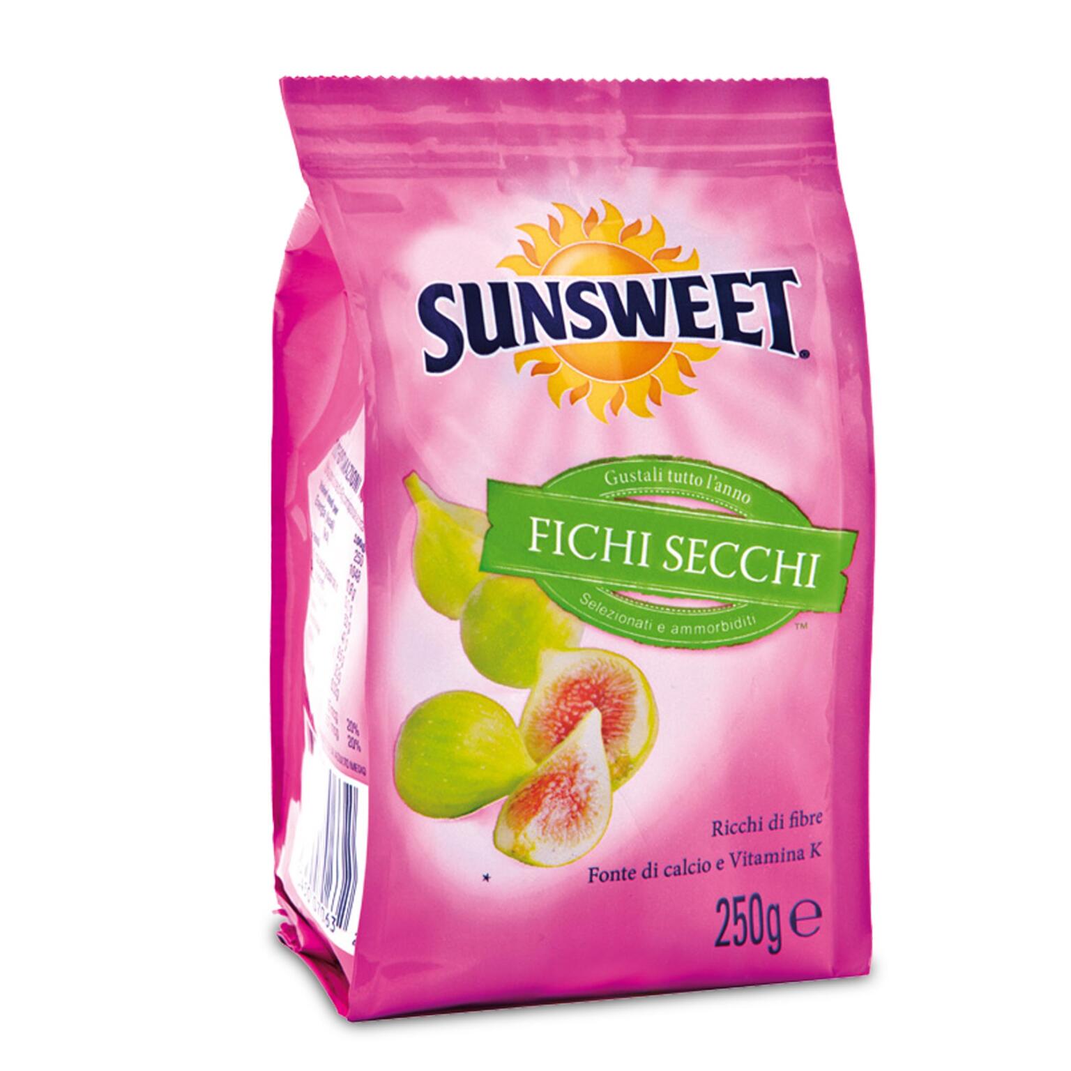 Fichi secchi ricchi di fibre, fonte di calcio e vitamina k 250g Sunsweet
