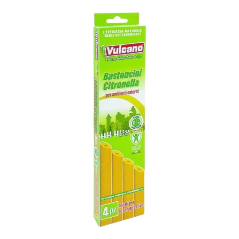 Vulcano Green bastoncini citronella 4pz