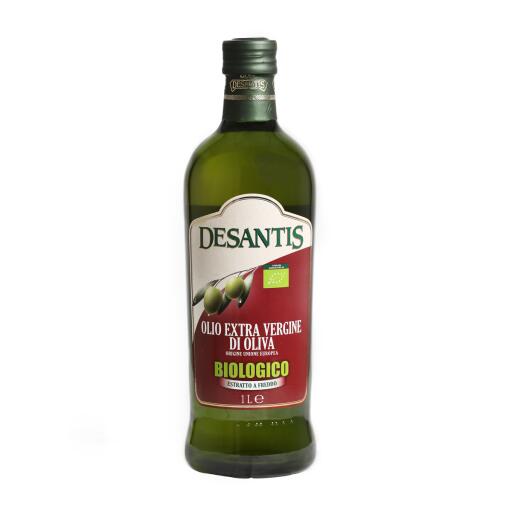 Olio extra vergine di olio comunitario biologico in vetro 1 litro De Santis