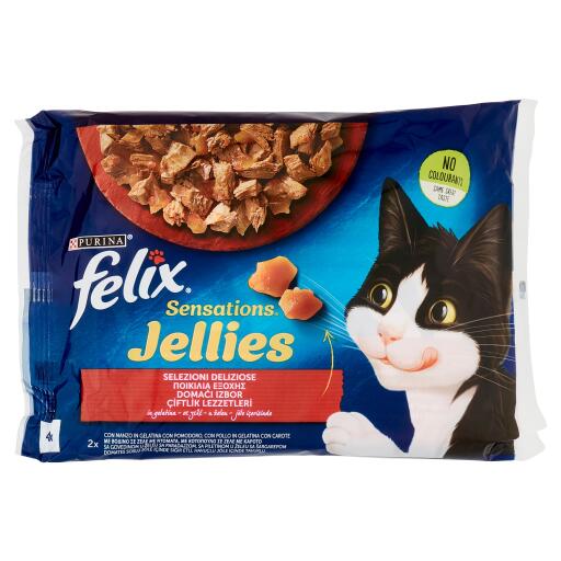 Feliz Sensations manzo e pollo 4x85g