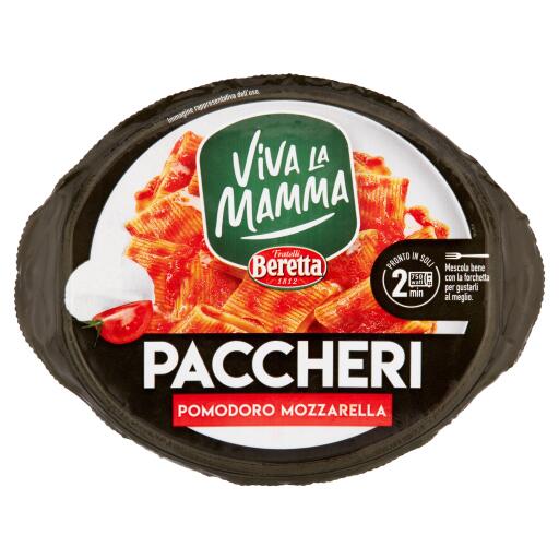 Paccheri pomodoro e mozzarella 220g Viva la mamma
