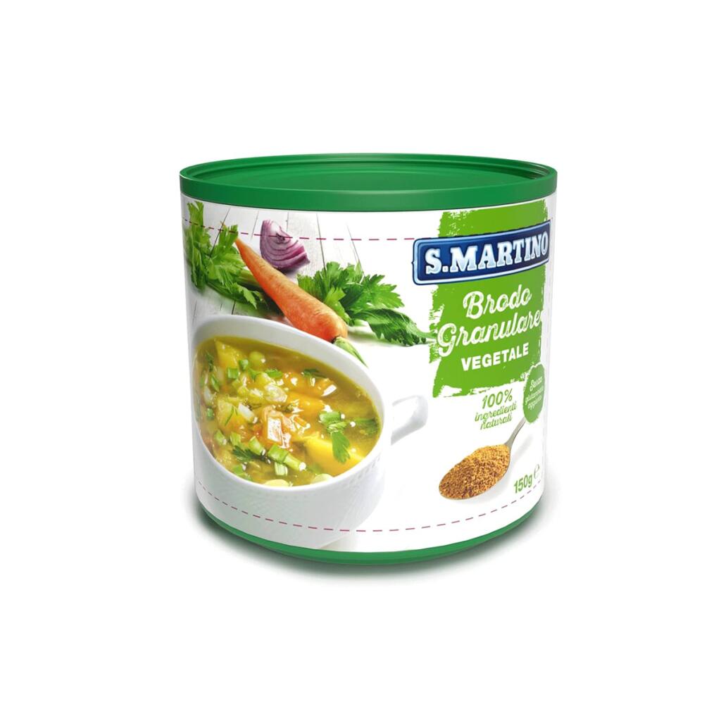 Brodo vegetale granulare da 150g S.martino
