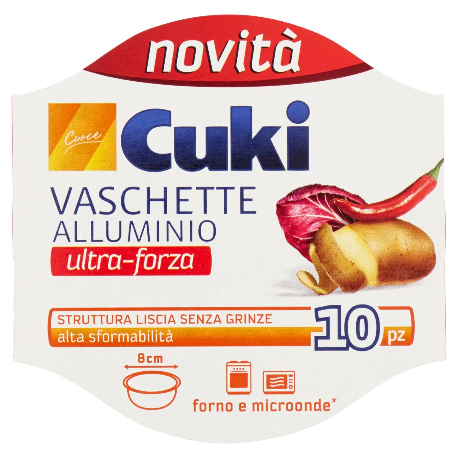 Vaschetta alluminio monoporzione TS 21g Cuki