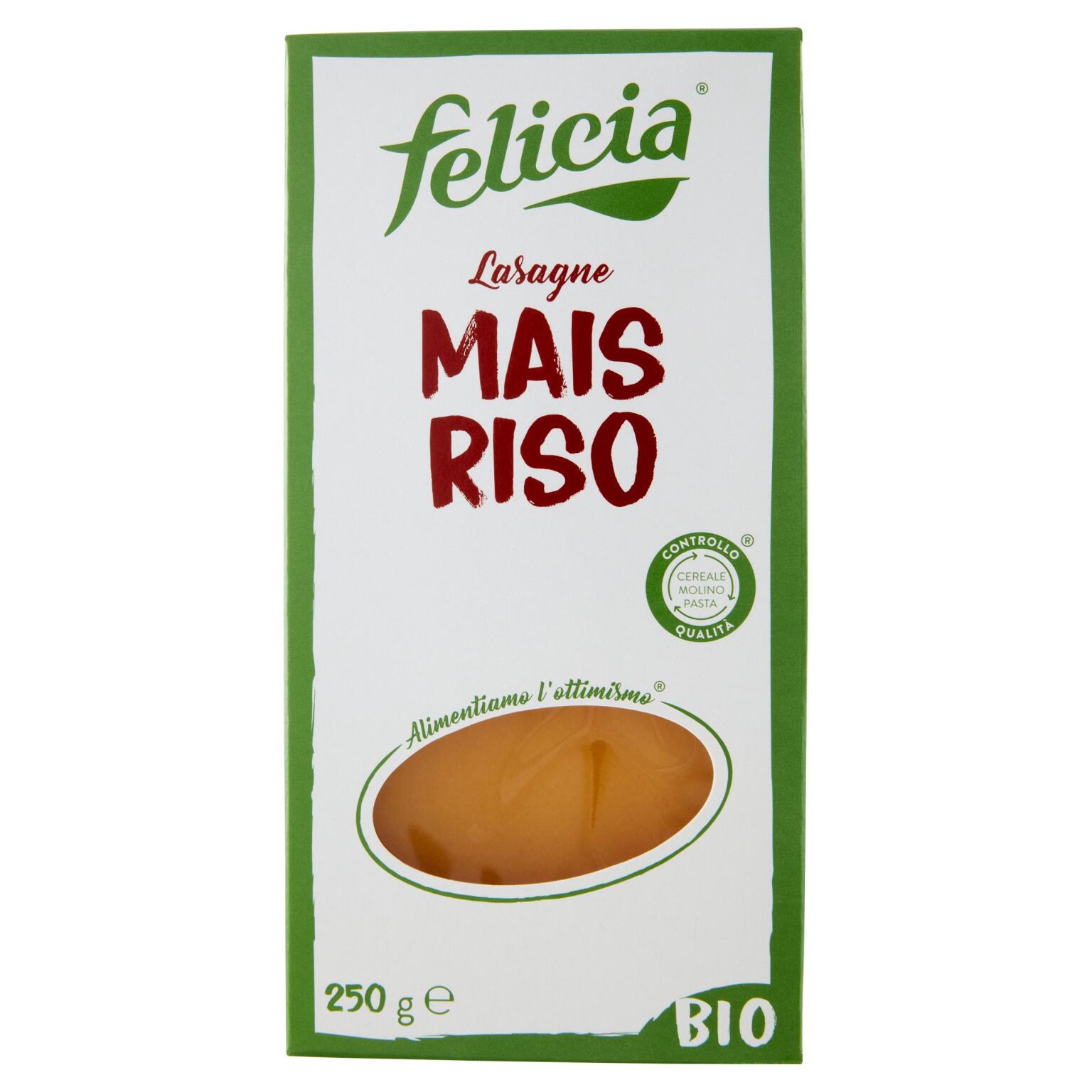 Lasagne con Farina di Mais -Riso 250g Felicia