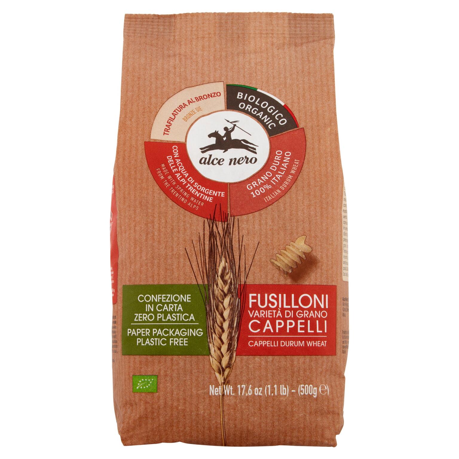 Fusilloni BIO 500g Alce Nero