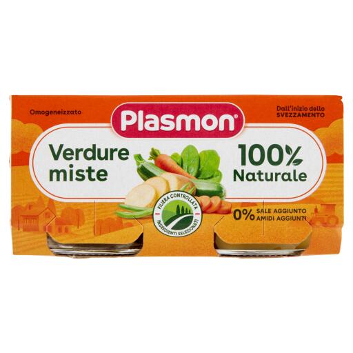 Omogeneizzato alle verdure miste 2x80g Plasmon