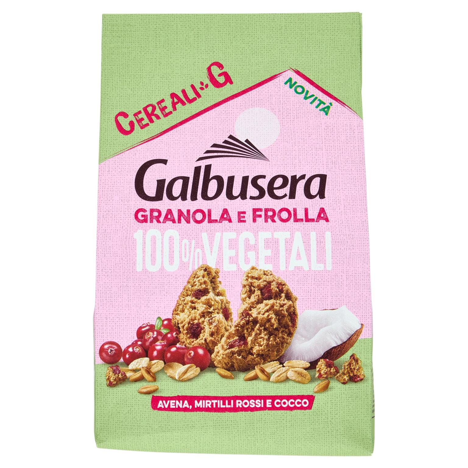 Biscotti Granola e Frolla Mirtilli Rossi e Cocco 280g Galbusera