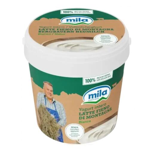 Yogurt Mila intero Latte Fieno Bianco 1kg