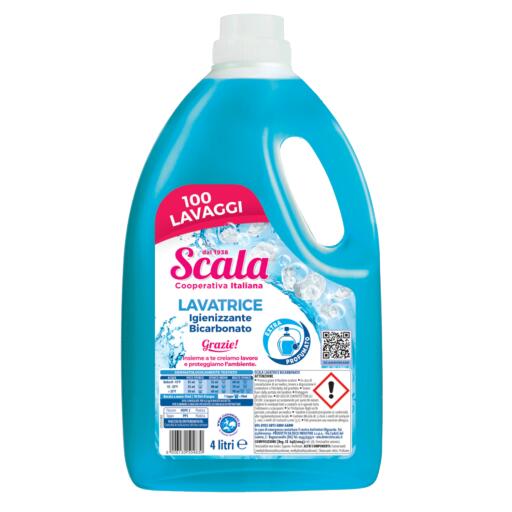 Liquido Lavatrice Igienizzante Bicarbonato 4l