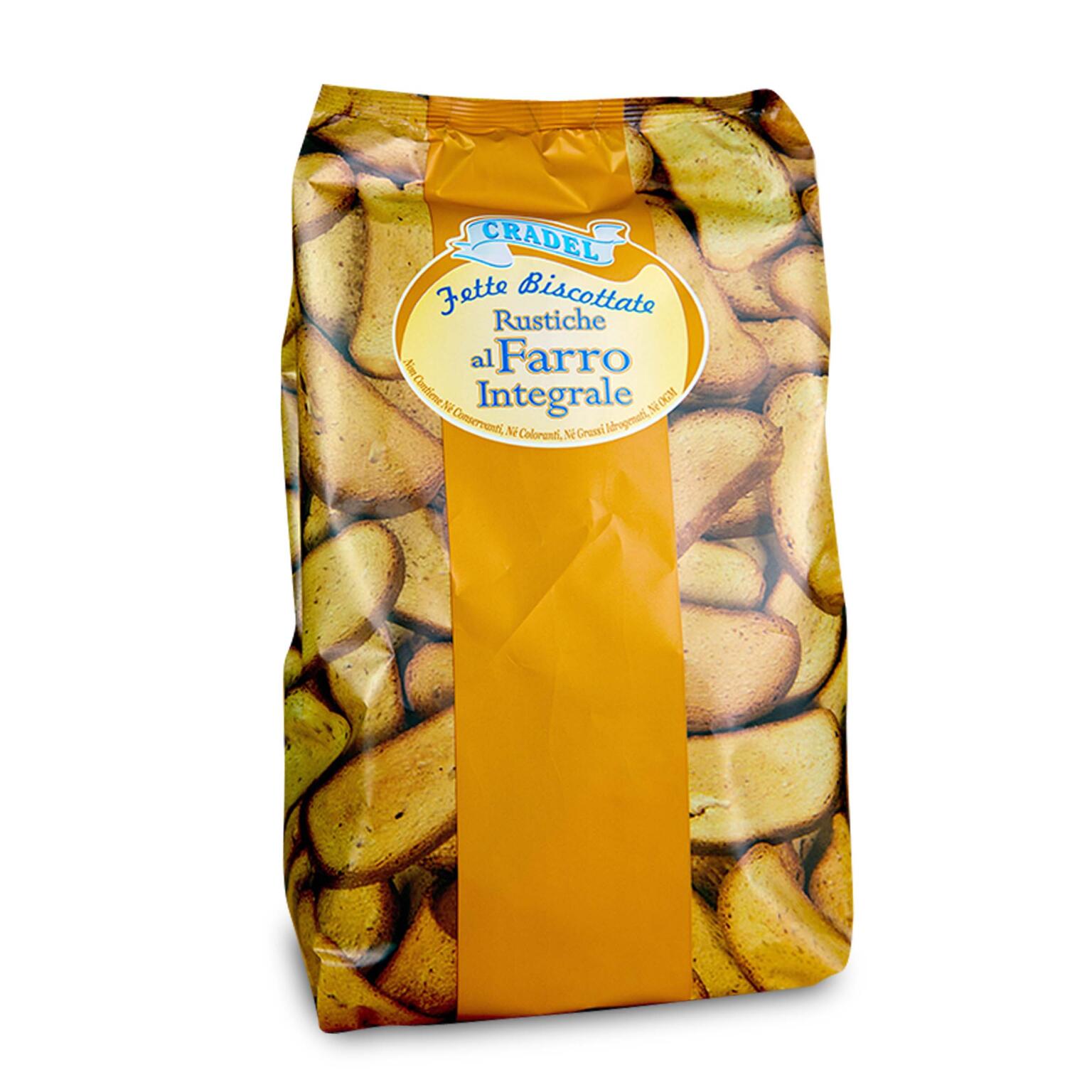 Fette biscottate al farro 350g Cradel