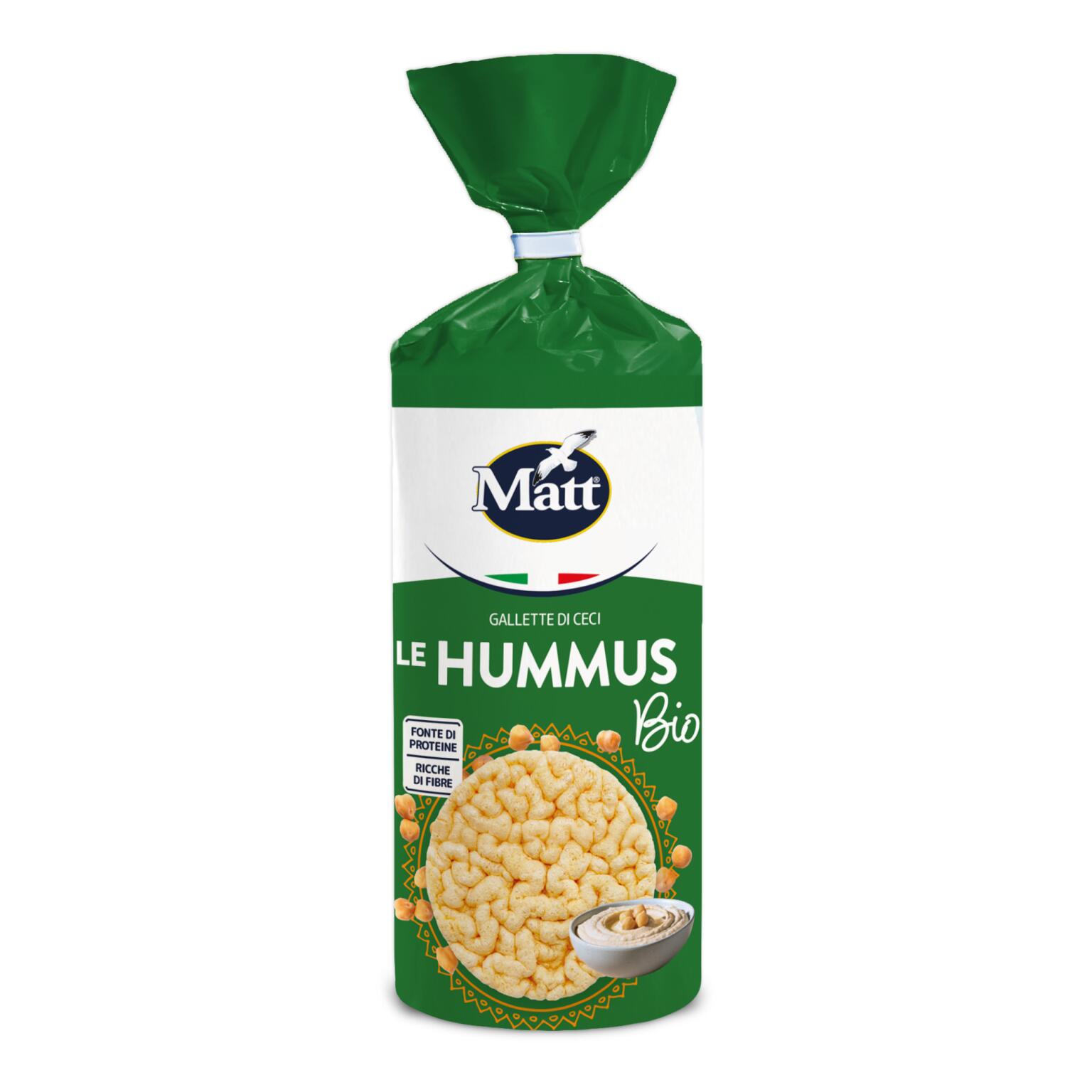 Gallette Bio "Le hummus" ai ceci da 100g Matt