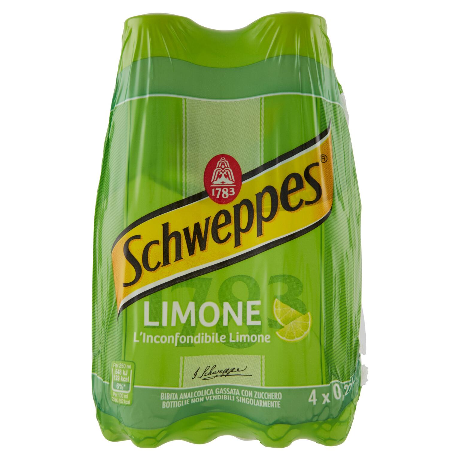 Tonica Schweppes limone 4x250ml pet