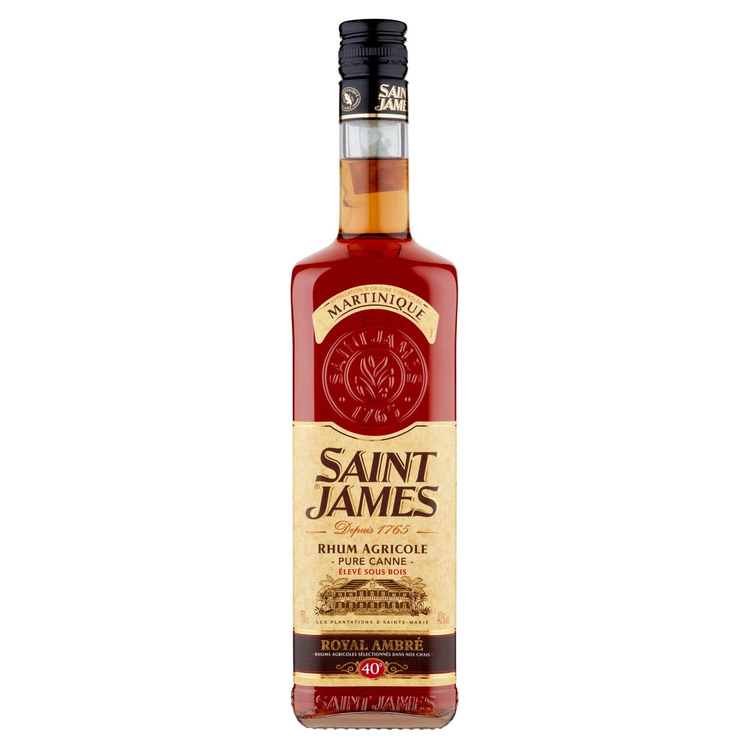Rhum Saint James Royal Ambrè 40° 70CL