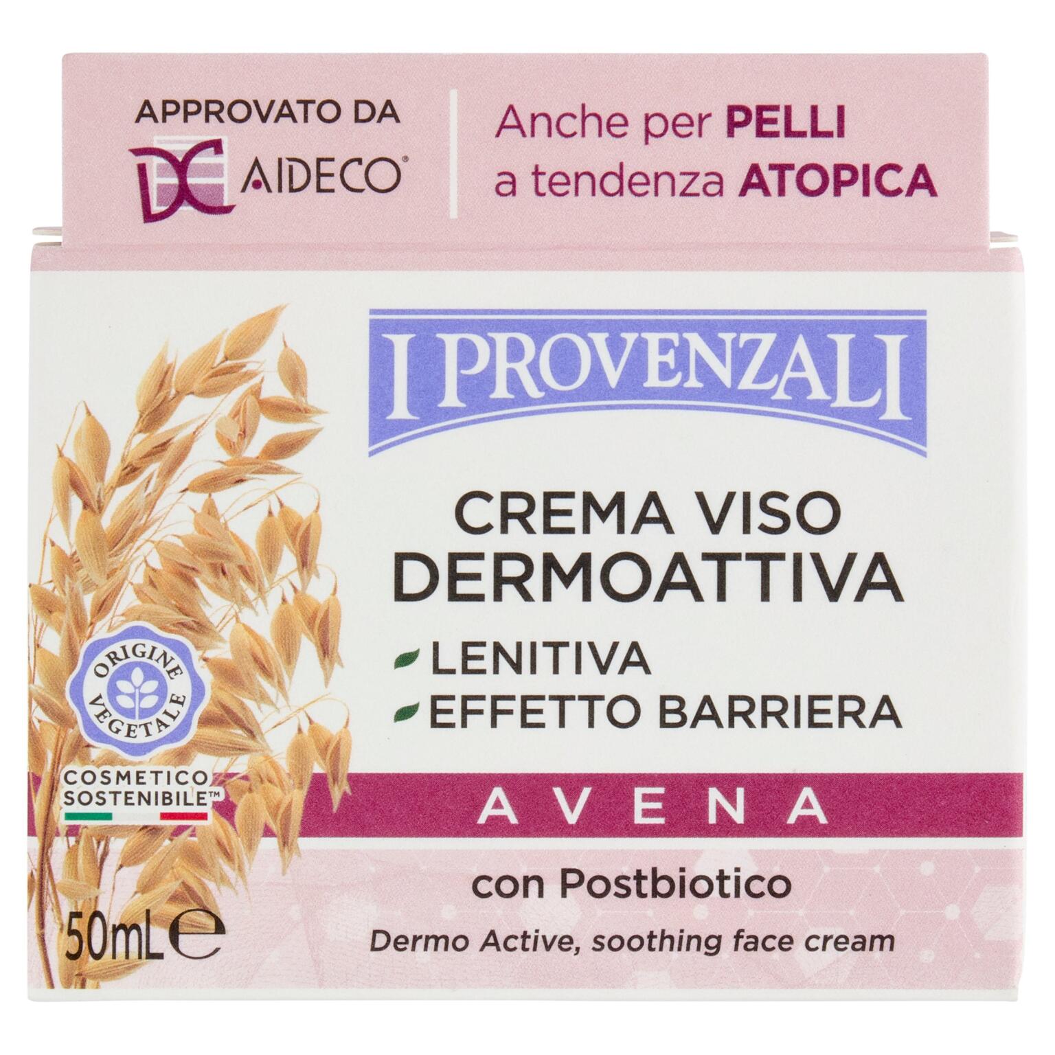 Crema Viso dermoattivo avena 50ml Provenzali