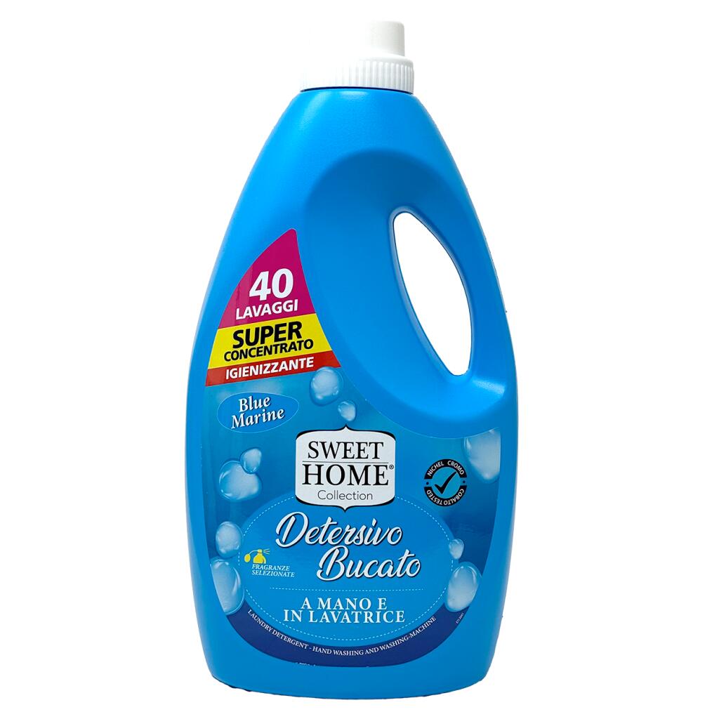 Detersivo per bucato da 2l 40lav.Blue Marine Sweet Home