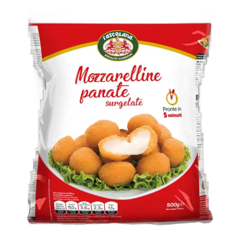 Mozzarelline panate 500g Bachetti