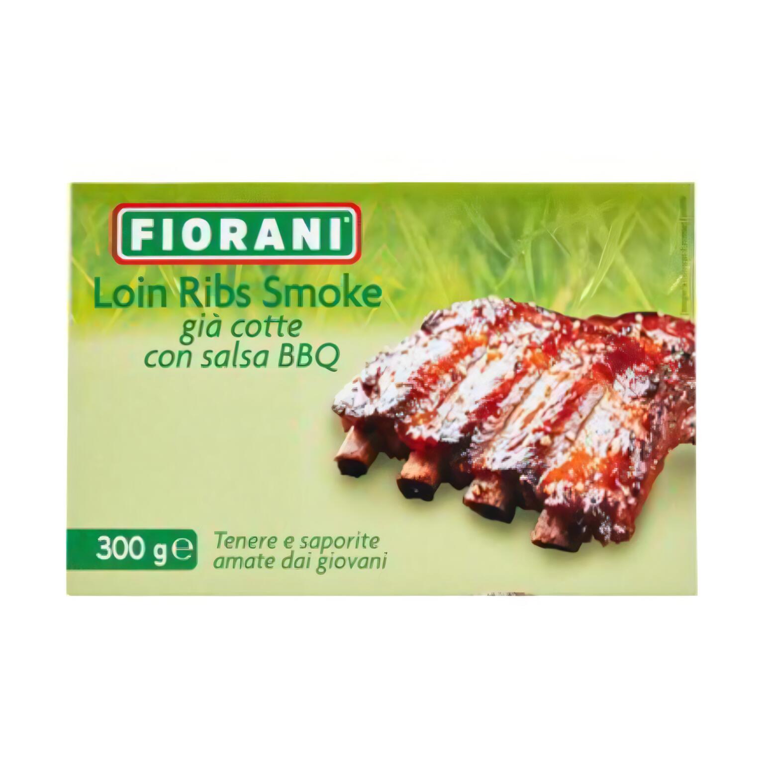 Costine loin ribs con salsa BBQ Fiorani