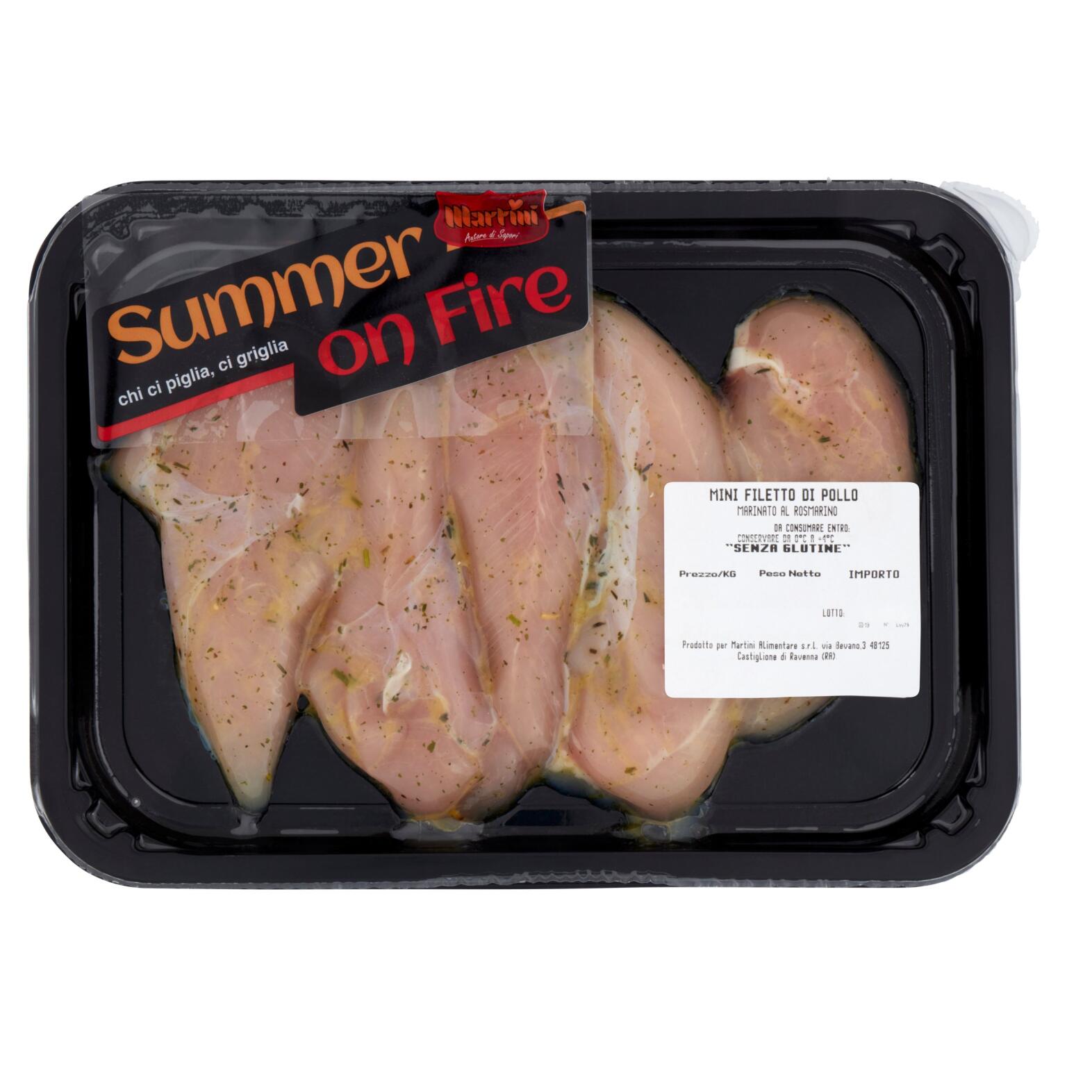 Mini filetto di pollo marinato al rosmarino 300g