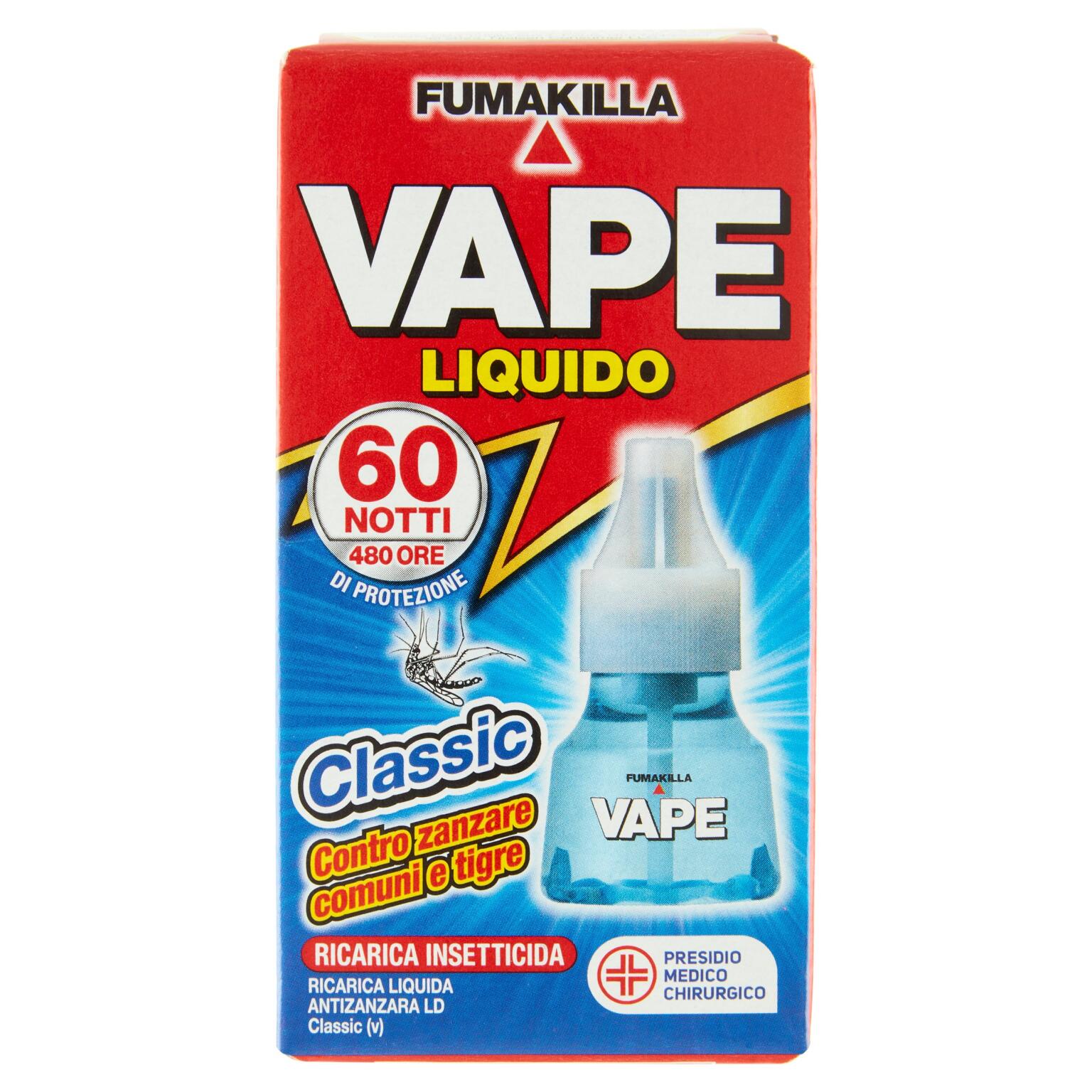 Ricarica liquida durata 480 ore 60 notti Vape
