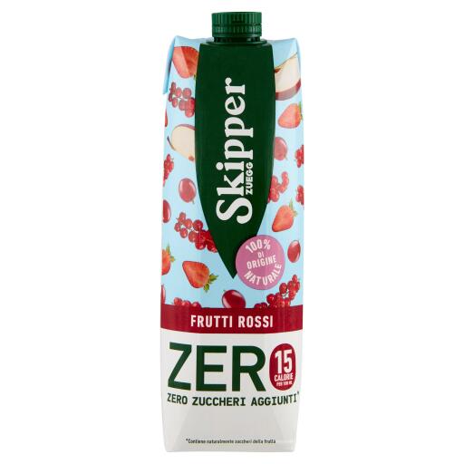 Skipper Zero Frutti Rossi 1l Zuegg