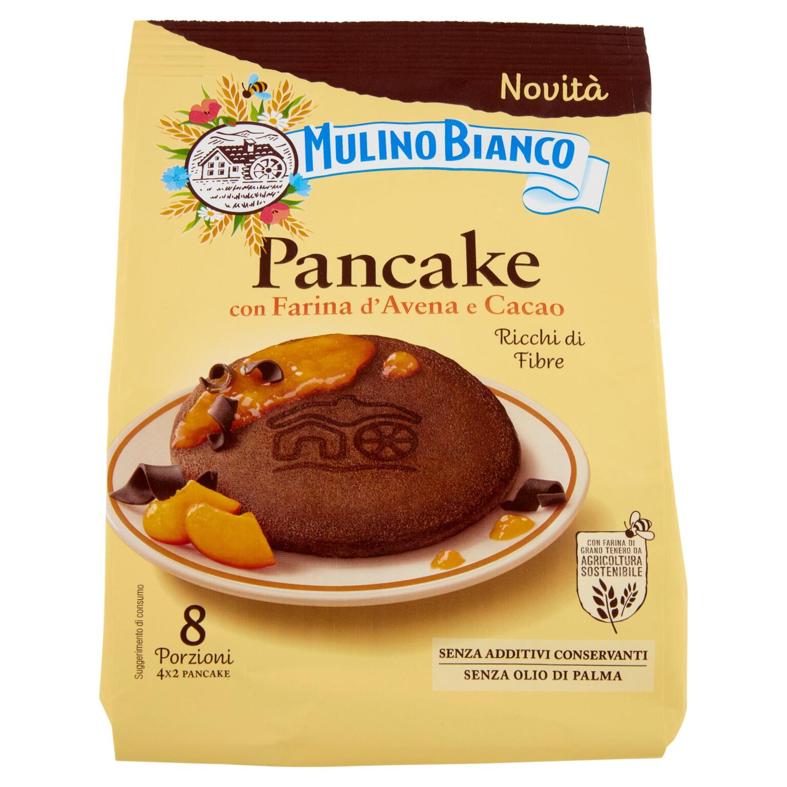 Pancake con Farina d'Avena e Cacao 265g Mulino Bianco