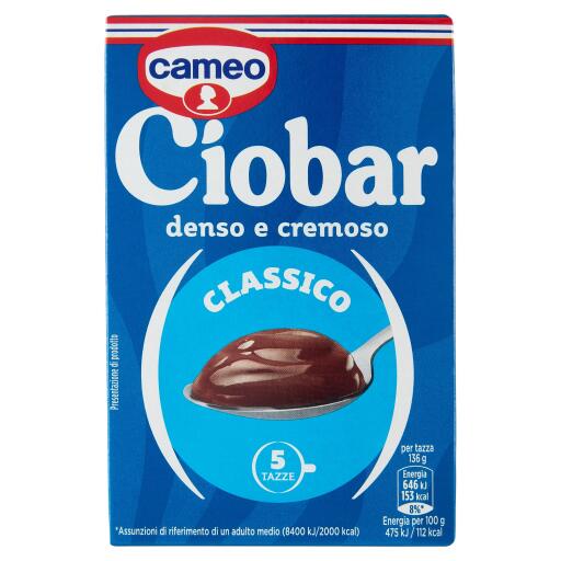 Ciobar denso e cremoso gusto classico 5 buste 125g Cameo