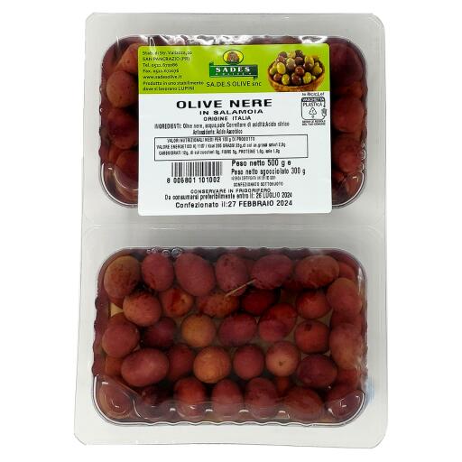 Olive nere in salamoia 300g